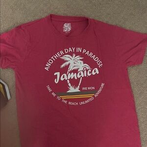 Pink Jamaica Graphic T-Shirt